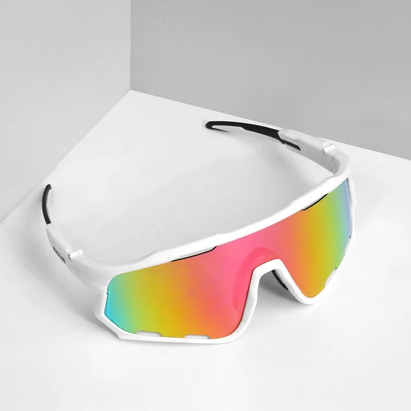 BUCKLOS Polarisierte Fahrradbrille UV400 Rennrad-Mountainbike-Brille TR-90 Rahmen Winddichte Outdoor-Sportbrille Fahrradteile