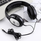 Sennheiser HD206 Over-Ear Kabelgebundene HiFi-Treiber Stereo-Bass Audiophile Kopfhörer Original Noise-Cancelling Monitoring Headset