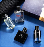 Luxusmarkenparfüm Herren Köln 100ml Parfums Homme Geschenkbox 4-teiliges Set Parfums Masculinos Natürlicher blumiger fruchtiger Duft Spray
