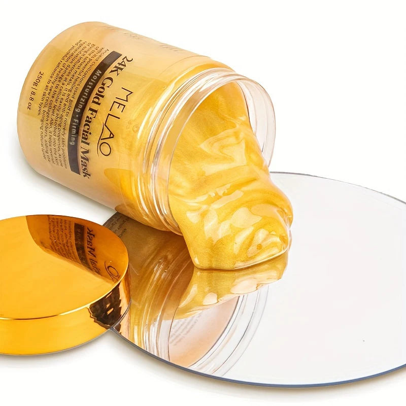 MELAO 24K Gold Gesichtsmaske Beauty Facemask Hautentfernende Frankreich Goldene Kollagen Gesichts-Feuchtigkeitsmasken
