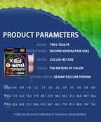 NEU YGK G-Soul PE Angelschnur X16 Geflochten 300/500M für Angelausrüstung Karpfen Multifilament Stark Geflecht Verkabelt PE