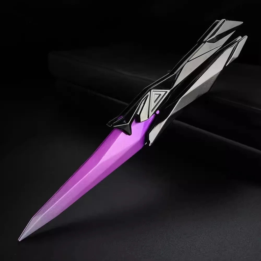 Taktischer Shooter faltbares Schmetterlingsmesser – 3D graviertes Sammlerstück tragbares Nahkampf-Ausrüstungsstück für Cosplay/Gaming-Zubehör Geschenke