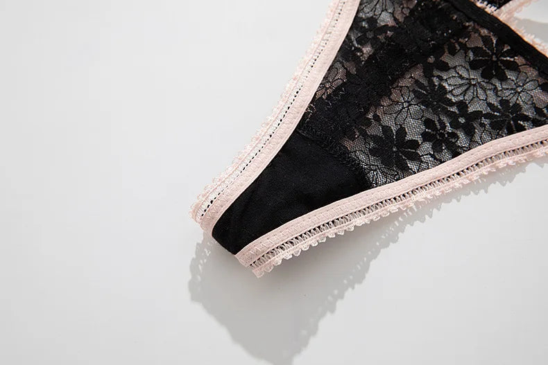 Spitzen-Schleifen-Höschen, sexy Damen-Dessous, Alltagskleidung, Homewear, einfarbige Unterwäsche für Damen, niedrige Taille, atmungsaktive Höschen, трусы женские