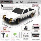 Skymaker AE86 Modell LD1801 RX-7 FC LD1802 1:18 RC Drift Car 1/18 2.4G Fernbedienung ESP Gyroskop LED Mini RC Rennwagen Spielzeug