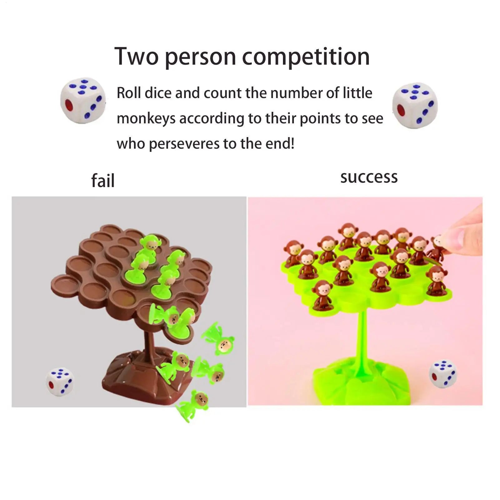 1 Stück Balancing Tree Spielzeug Digital Affenwaage Pädagogisches Zahlenbrettspiel Kinder Lernspielzeug Montessori Mathe Spielzeug