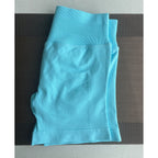 TKITK Shorts Nahtlose Yogahosen Damen Fitness Outfits Shark Bite Shorts für Fitnessstudio Laufen Radfahren Leggings