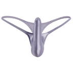 YAULAANG Sexy Herren Glanz Gay Unterwäsche Öliger G-String Tanga Glänzend niedrige Taille Hohe Elastizität Herren Dessous