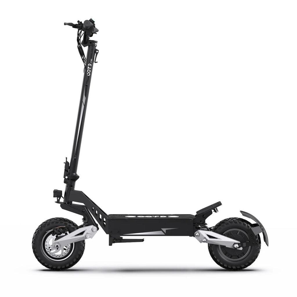 T10 Tragbarer E-Scooter 900W Spitzenleistung 48V 13.5/18 Ah Akku Elektroroller für Erwachsene 11 Zoll Offroad-Reifen Elektroroller