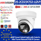 Hikvision DS-2CD2347G3-LI2UY DS-2CD2387G3-LI2UY 4MP 8MP Smart Hybrid Light F1.0 ColorVu3.0 Acusense3.0 Netzwerk-POE-IP-Kamera