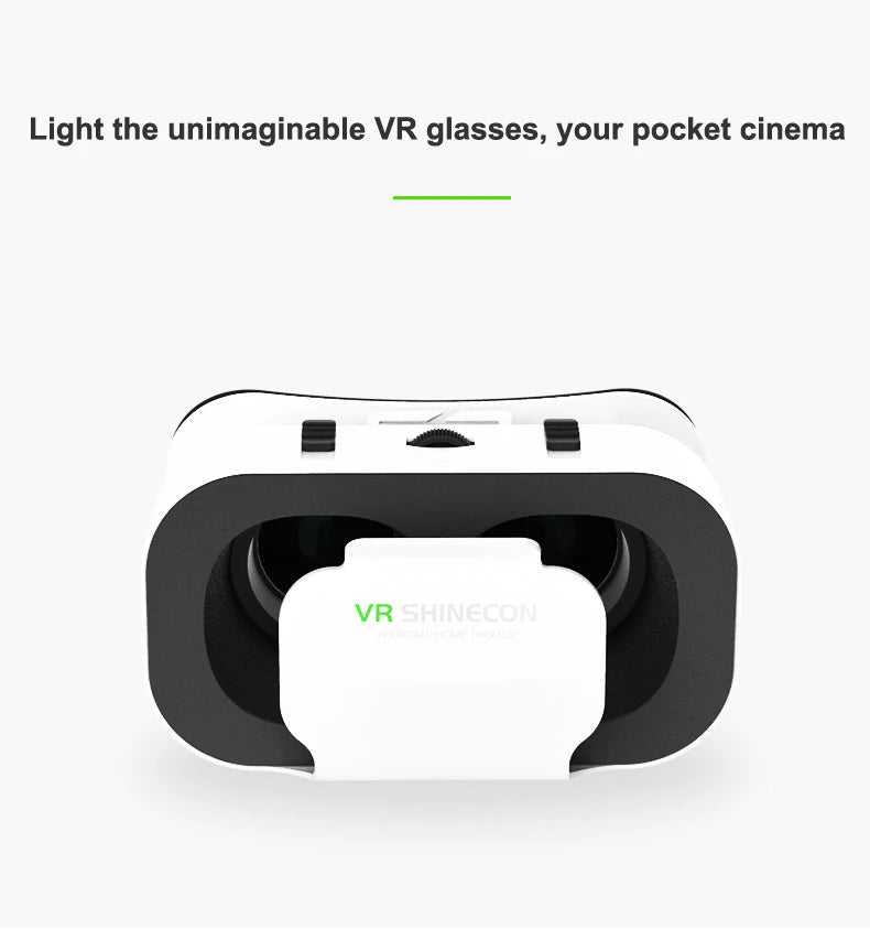 VR Brille Virtual Reality Headset Viar Geräte Helm 3D Linsen Smart Goggles Für Smartphones Telefon Mobile Gogle Spiel Zubehör