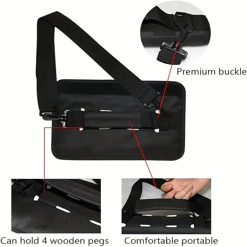 Neue tragbare Mini-Golfschlägertasche Outdoor-Übungstraining Tragbare Aufbewahrung Leichte Umhängetasche Crossbody-Schlägertasche Unisex