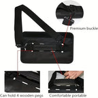 Neue tragbare Mini-Golfschlägertasche Outdoor-Übungstraining Tragbare Aufbewahrung Leichte Umhängetasche Crossbody-Schlägertasche Unisex
