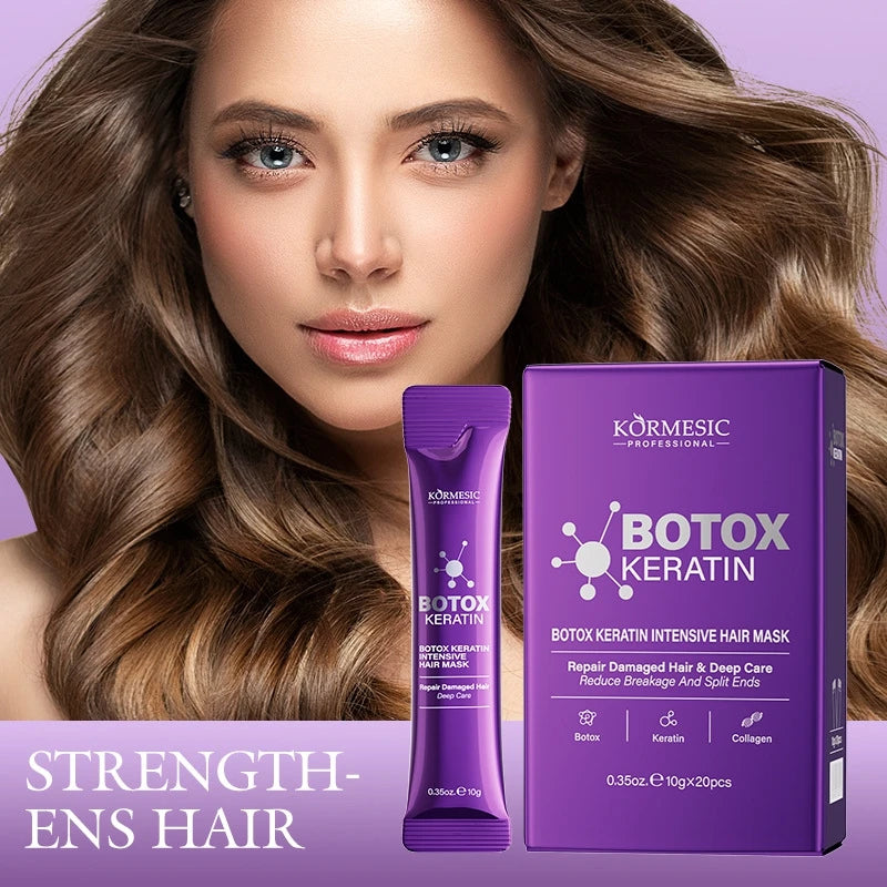 Magische Keratin Haarmaske 5 Sekunden Reparatur Beschädigtes Frizziges Haar Weich Glatt Glänzend Nährende Tiefenwirksame Feuchtigkeit Haarpflegeprodukt