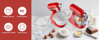 Spritzschutz, Abnehmbarer Klappdeckel für KitchenAid 4.5-5QT Küchenmaschine mit Kippkopf, Zubehör für Rührschüsseln