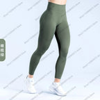 Damen High Waist Nahtlose Yoga Leggings Bauchkontrolle Po-Lifting Workout Hose Weiche Athletic Leggings für Fitnessstudio Fitness Laufen