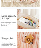 Elinfant 1 Stück Baby-Wickeltasche für Mütter, Stilltasche, Babysachen, Windeltaschen für Mütter, Mama-Handtaschen, Kinderwagen, Mutter und Kind