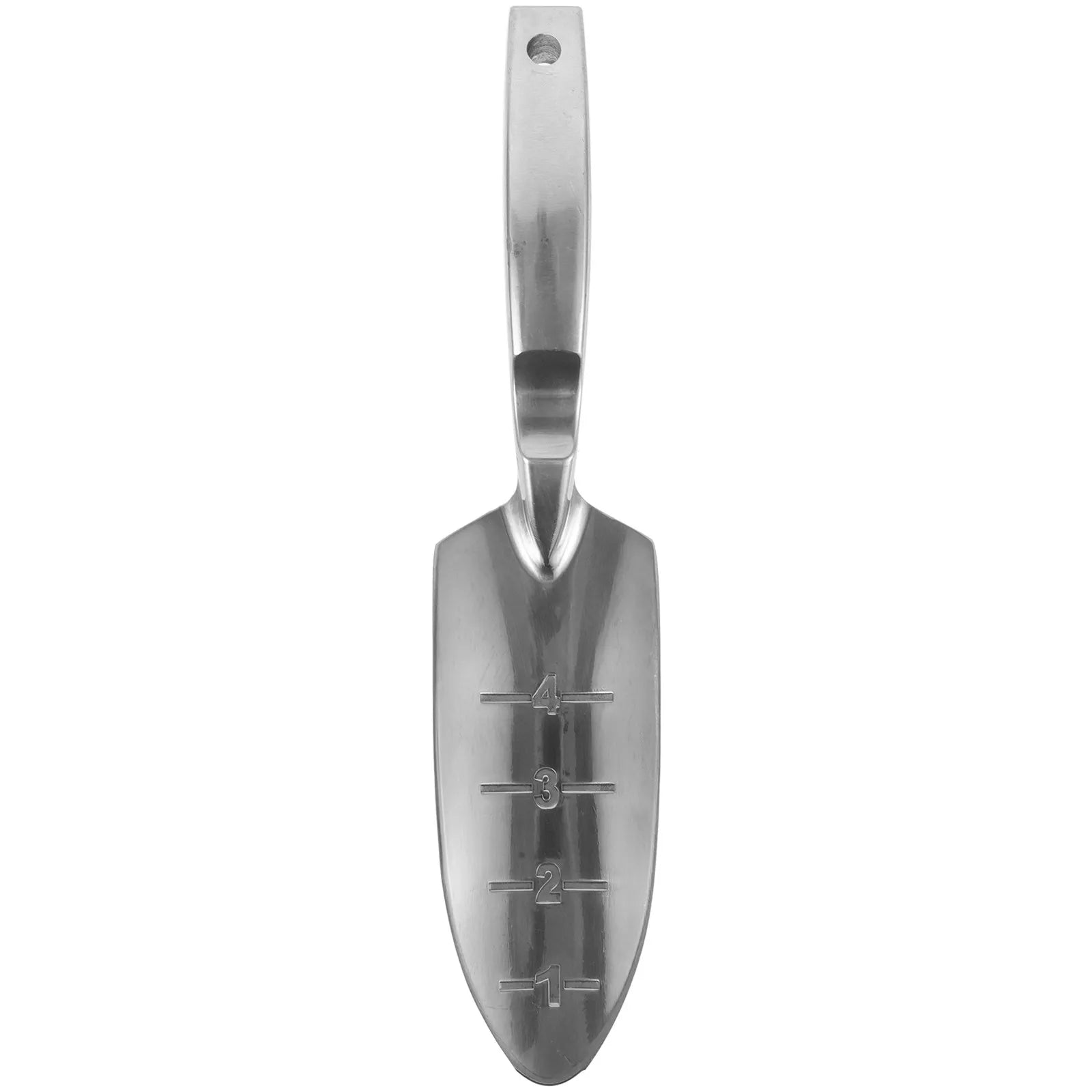 Aluminiumlegierung Gartenhandschaufel Leichtes tragbares Grabwerkzeug zum Pflanzen von Erde Kultivator für Outdoor Camping Wandern