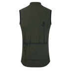 YKYWBIKE Herren Radsport Gelit Thermo-Fleece Fahrrad Windjacke Ärmellose Weste Winddicht Wasserdicht Radfahren