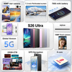 2026 Original Smartphone Für S26 Ultra 5G 7.3HD KI 8-Kern Dual-SIM-Karte 16G+1TB Handy Android Mobile Phones Entsperrt