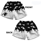 Anime Herren-Sporthosen 3D Bedruckte Shorts Schnell Trocknende Mesh Casual Boardshorts für den Sommer zum Joggen Fitness Basketball