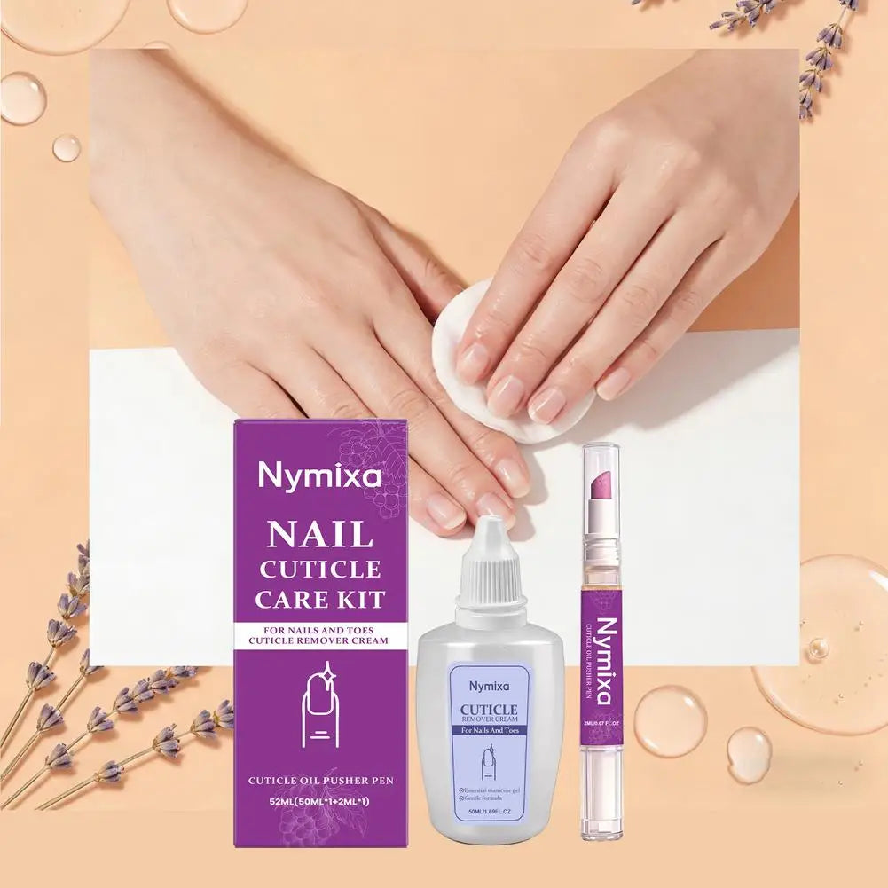 1/2er-Set Nagelhäutchenpflege-Kit, Nagelhaut-Erweichungsöl, Nagelhautentferner für Gel, überwachsene Nagelhaut erweichen, Peeling für Nägel