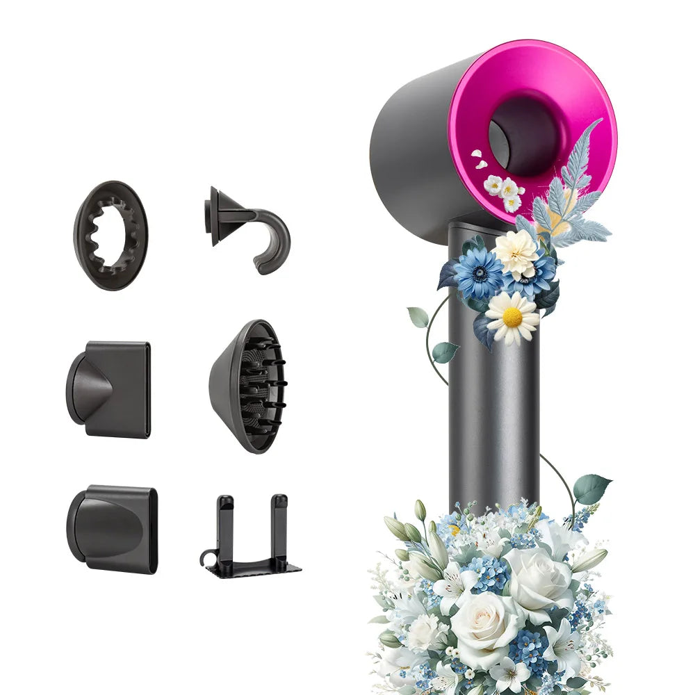 Ionen-Haartrockner 5 in 1 mit Diffusor Professionelle Haarpflegegeräte Damen Salon Friseur Blauer Haartrockner Super Haartrockner Hauptbild