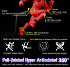 9L3D Gedruckte Deadpool Wolverine Batman Spider-Man Venom Actionfiguren Dummy13 Lucky13 T13 Anime Modell Spielzeug Sammlerstücke Geschenke