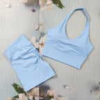Scrunch-Sportanzug Damen Yoga-Set Gymnastik-Kleidung Sexy Sport-BHs und Schlaghosen-Sets Fitness-Outfits Damen Trainingskleidung