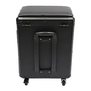Rollender Make-up-Trolley mit Tattoo-Armlehnenständer, Beauty-Trolley mit 3 Schubladen, 4 Universalrädern und Zahlenschloss