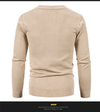 2024 M-5XL Herbst Herren Strickjacke Dünner V-Ausschnitt Basic Elastisch Slim Fit Dünner Pullover Einfarbig Freizeit Vielseitige Jacke