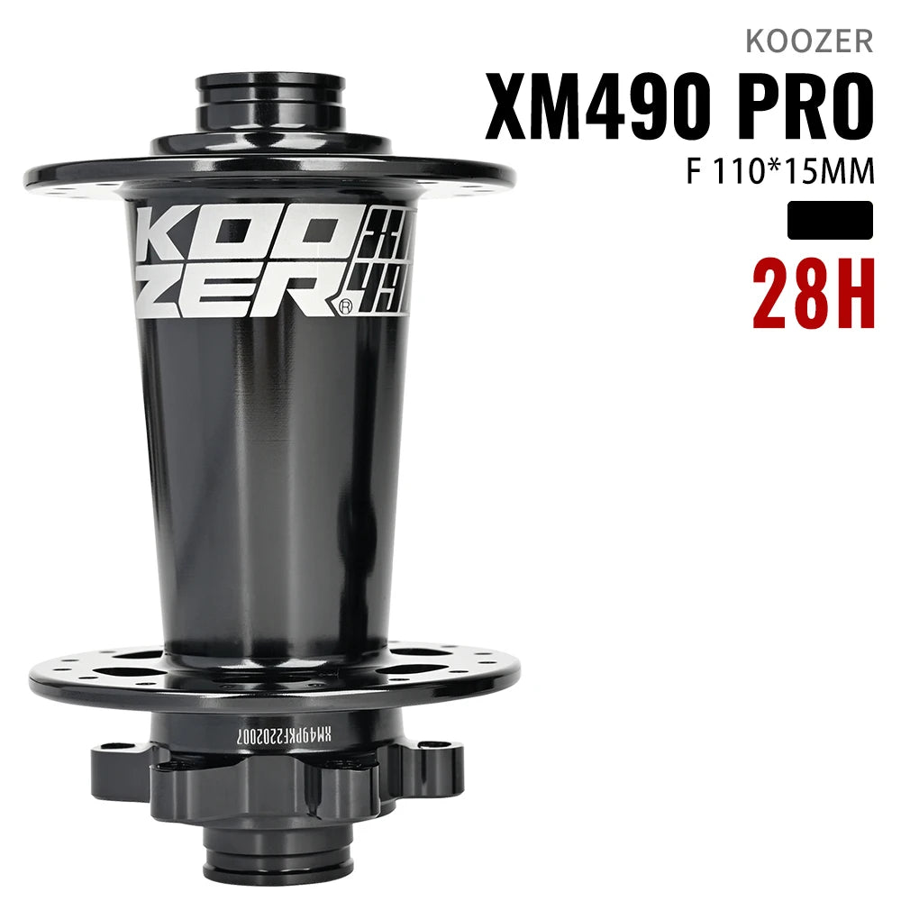 2024 KOOZER XM490 PRO BOOST Mountain Bike Hubs Steel shaft Sealed Bearing 148x12MM 110x15MM 141x5MM 28H 32 Holes Noise hub