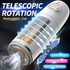 7 stoßende & vibrierende Stimulationsmodi, männlicher Masturbator Cup, realistischer 3D-Ärmel für männliche Masturbation, Penistraining, 18+