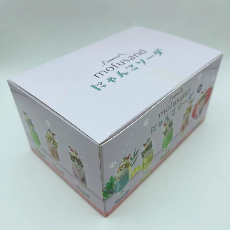 Auf Lager, neu: Mofusand Katze Pudding Kaltgetränk Anhänger Minifiguren Blind Box Anime Figuren Ornamente Puppen Geburtstags- und Weihnachtsgeschenke Spielzeug