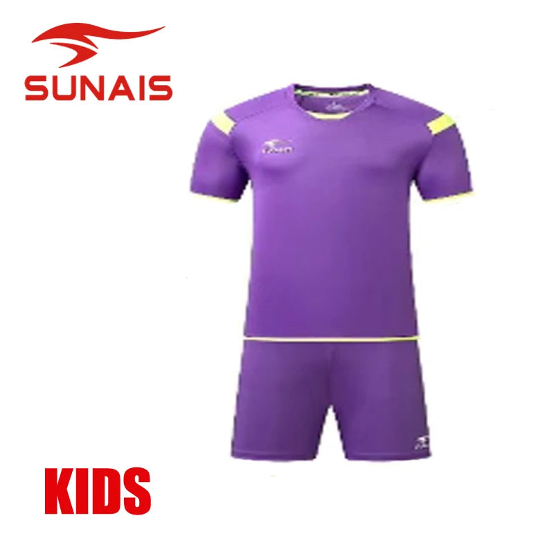 SUNAIS 2026 New Knight 2 Kids Football Jersey Set Breathable Comfort Match Training Kit  720135