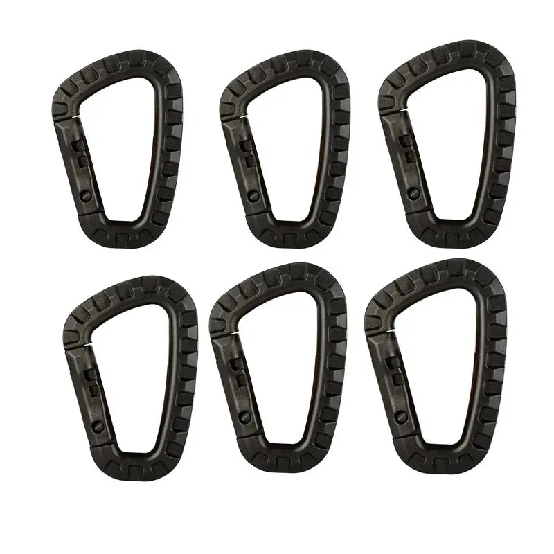 1/2/3/4/6pcs Taktischer Karabiner Karabinerhaken Karabiner Clip Kunststoff Kadett Wandern Camping
