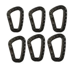 1/2/3/4/6pcs Taktischer Karabiner Karabinerhaken Karabiner Clip Kunststoff Kadett Wandern Camping