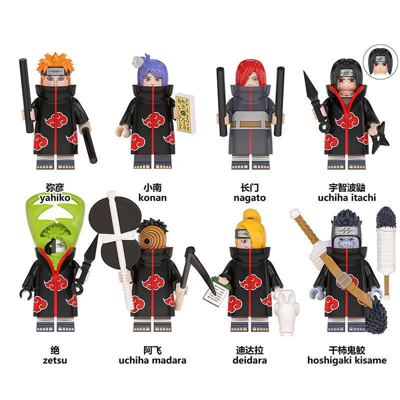 Naruto A Animationsspielzeug Peripherie Kaguya Boruto Neji Tenten Iruka Yamato Madara Sasuke Anime Action Model Figur Kollektion