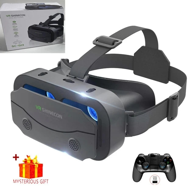 VR Brille Virtual Reality Headset Viar Geräte Helm 3D Linsen Smart Goggles Für Smartphones Telefon Mobile Gogle Spiel Zubehör