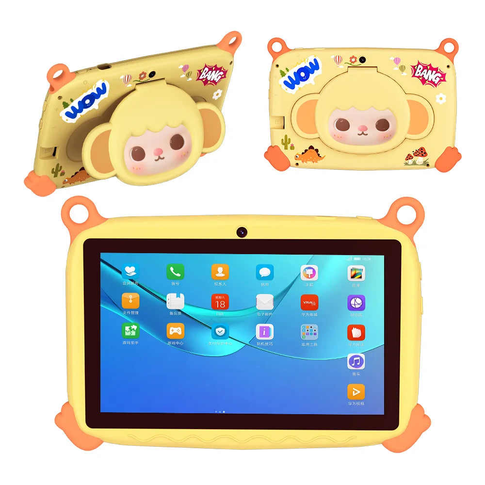 2026 Globale Version 7 Zoll 5G WiFi Kinder-Tablet Quad Core 4GB RAM 64GB ROM Dual Kameras Kindergeschenke Tablets Android 13.0