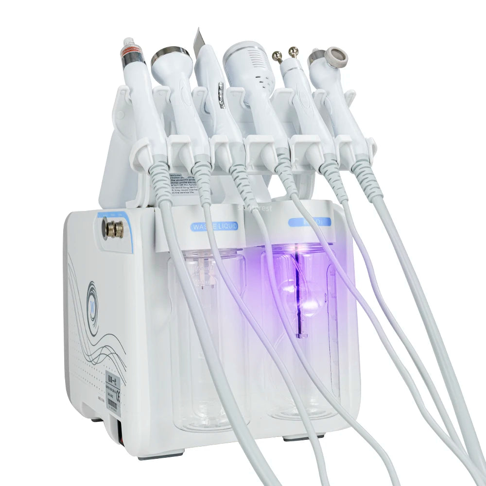 7-in-1 Dermabrasions-Peeling-Spa-Gesichtsmaschine Hautverjüngung Hydro-Dermabrasion Hydro-Aqua-Gesichtstiefenreinigung Hautpflegegerät