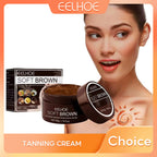 Körperselbstbräunungscreme Strand Solarium Outdoor-Sonnenschutz Schneller Bräuner Gesichtsbronzer Bräunungsbeschleuniger-Creme