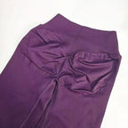 NCLAGEN Vision Flares Damen Fitnessstudio Fashion Yogahosen mit überkreuzter Vorderseite, hoher Taille, nahtlosen Sport-Leggings, Fitness-Hosen mit weitem Bein