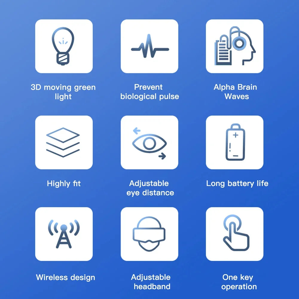 Visionswiederherstellungs-Augenmassagegerät Grünes Licht Vision Recovery Trainingsinstrument EMS Akupressur Augenschutz Wiederherstellung Kurzsichtigkeit Kind