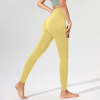 Pfirsich Lift Hüfte Hohe Taille Yogahose Damen Stretch Eng Trainingshose Laufen Sexy Fitnesshose