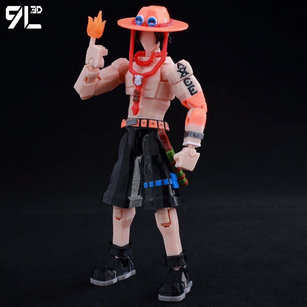 9L3D Gedruckte Anime One Piece Naruto Demon Slayer Dummy13 Lucky T13 Bewegliche Shapeshift Actionfiguren Mannequin Spielzeug Sammlerstücke