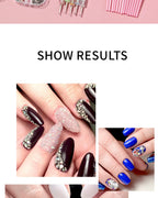 Maniküre-Set für Nagelpailletten-Kit Nagelpflege-Zubehörset Nagelkunst-Pinsel Nägel-Zubehör Maniküre-Werkzeuge