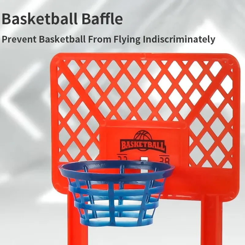 Basketballspiel. Mini-Tischplatte, tragbar für Reisen oder Büro. Spielset für drinnen und draußen. Lustiges Sport-Neuheitenspielzeug oder Geschenk