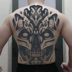 Magic Juice Tinte Wasserdichte Tattoo Aufkleber Große Größe Kräutersaft Temporäre Tattoos Männer Body Art Drache Tiger