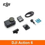 DJI Osmo Action 6 Action-Kamera, variable Blende, 1/1,1-Zoll-Quad-Sensor, neues 4K mit freiem Zuschnitt, Osmo Action 6