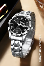 BANGWEI Elegante Luxus Quarz Damenuhr Mode Klassisch Einfach Edelstahluhren Automatisches Datum Wasserdicht Diamant Damen Armbanduhr
